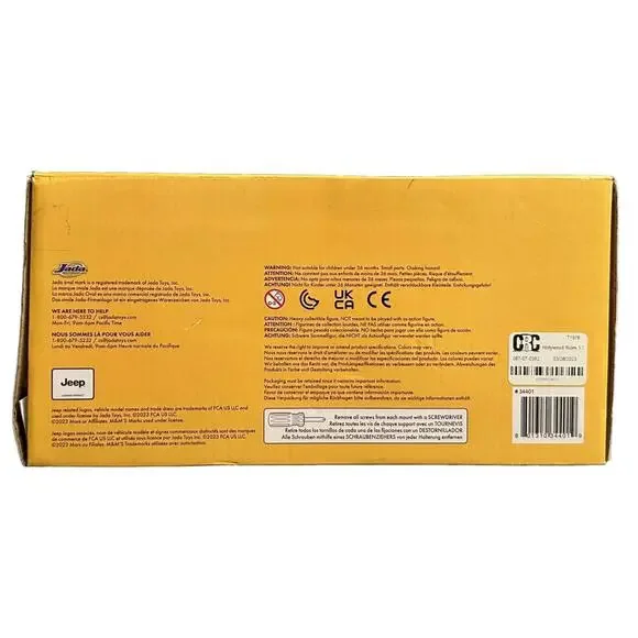 2007 JEEP WRANGLER & ORANGER M&M FIGURE 1/24 DIECAST MODEL CAR BY JADA 34401 - Picture 4 of 4